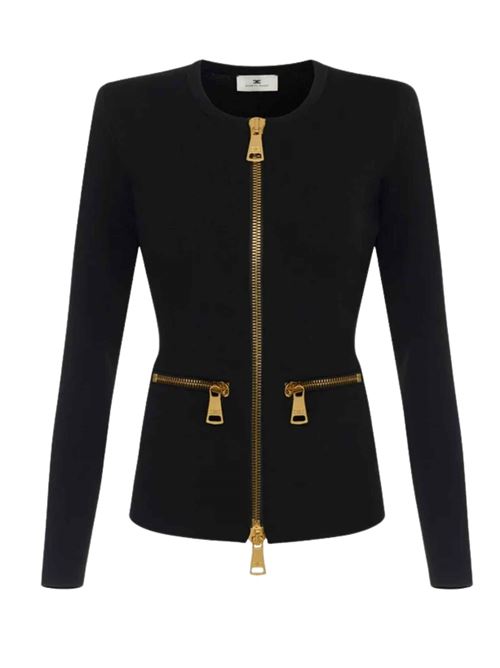 Cardigan in maglia con zip Elisabetta Franchi | MK68B66E2110